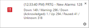Example of a Desktop Notification in Google Chrome Example of a Desktop Notification in Google Chrome