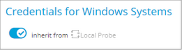 Inherited Credentials for Windows Systems Inherited Credentials for Windows Systems