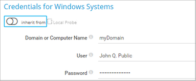 Credentials for Windows Systems Credentials for Windows Systems