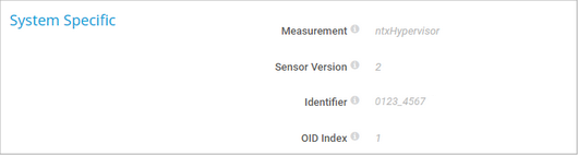 System Specific System Specific